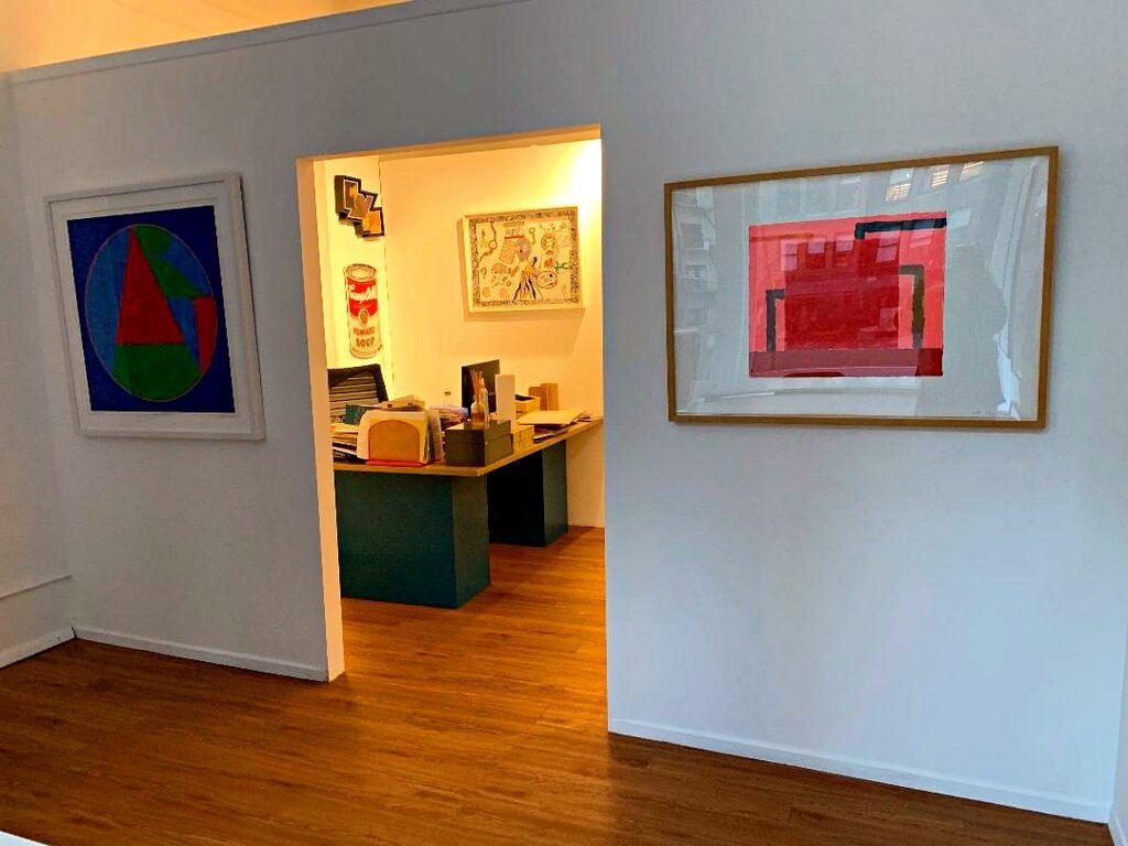 Peter Halley, CORE Geometrische Abstraktion Siebdruck & Lithographie Signiert/N Gerahmt im Angebot 6