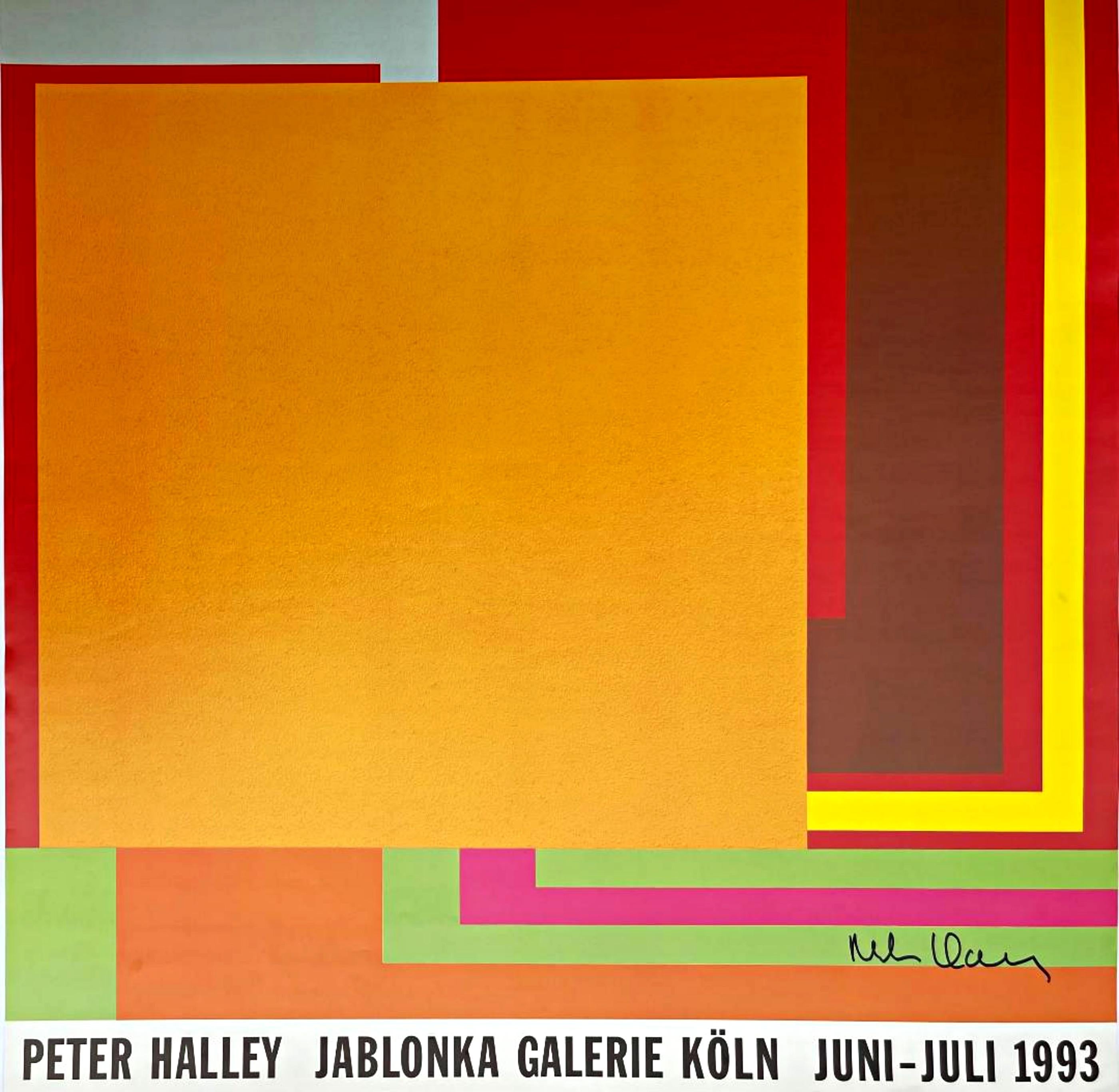 Peter Halley, Jablonka Galerie, Köln (Signé à la main)