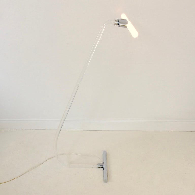 Peter Hamburger Crylicord Floor Lamp for Knoll, circa 1970 For Sale 3