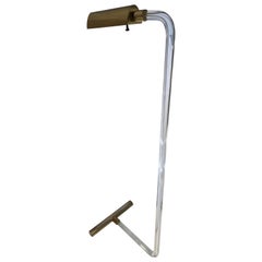 Peter Hamburger Crylicord Floor Lamp In Lucite And Brass