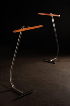 Peter Hamburger Crylicord Floor Lamps from Estate of the Vice President of Knoll
