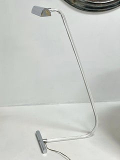 Peter Hamburger Crylicord Lucite Lámpara de lectura de pie Knoll