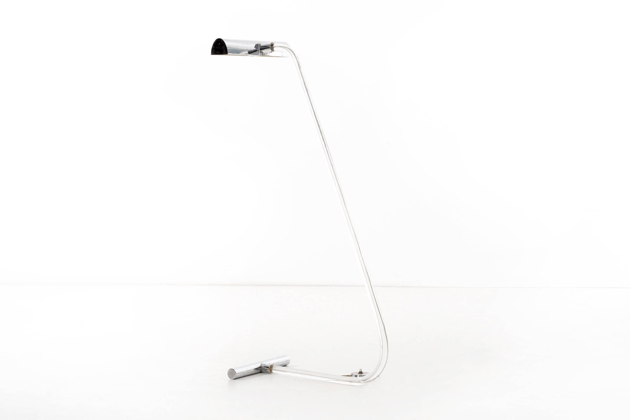American Peter Hamburger for Knoll Crylicord Floor Lamp For Sale