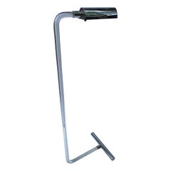 Peter Hamburger Lucite and Chrome Floor Lamp