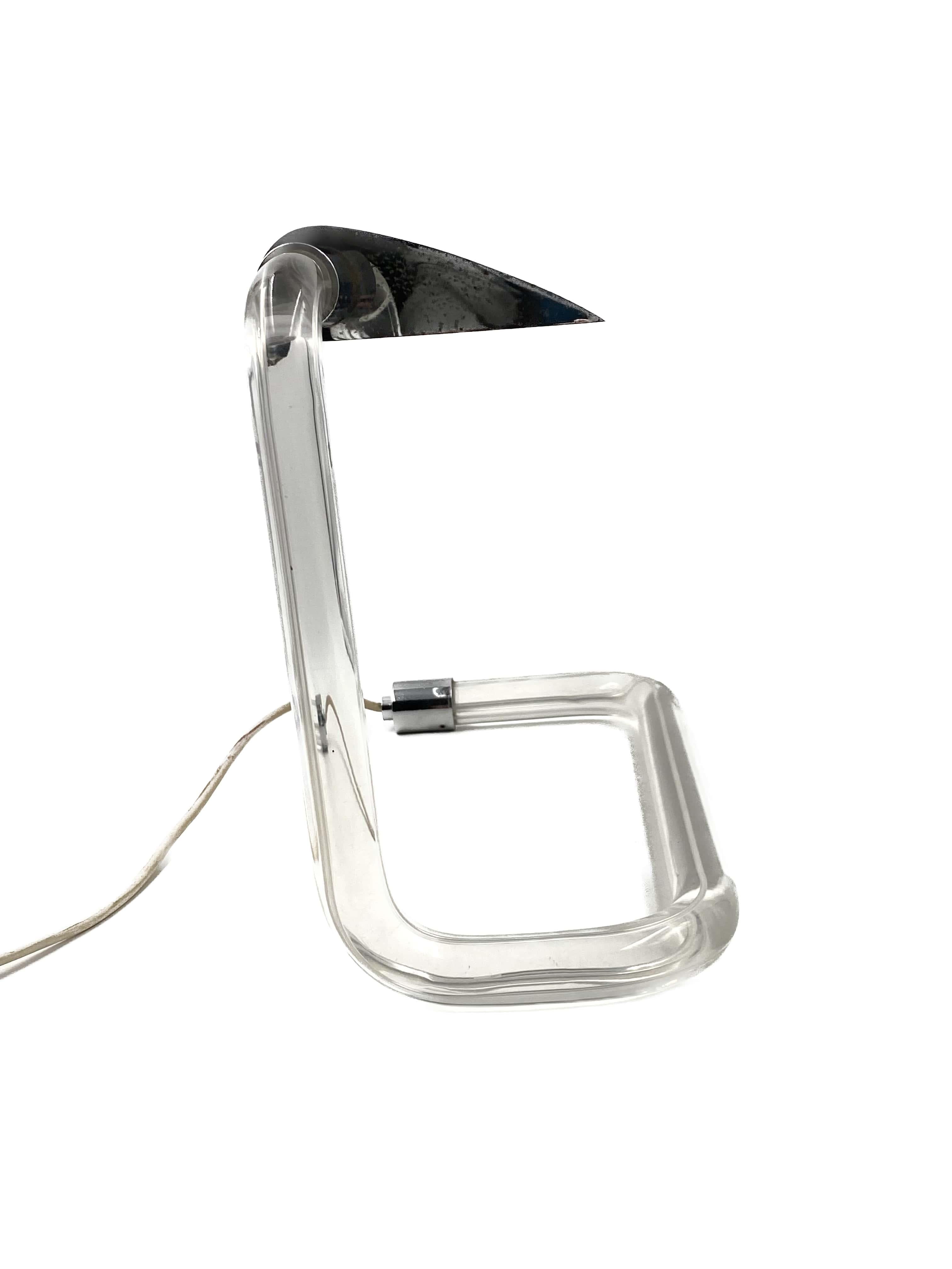 Peter Hamburger, Modernist Crylicord Desk Lamp, Knoll International, 1960s For Sale 5