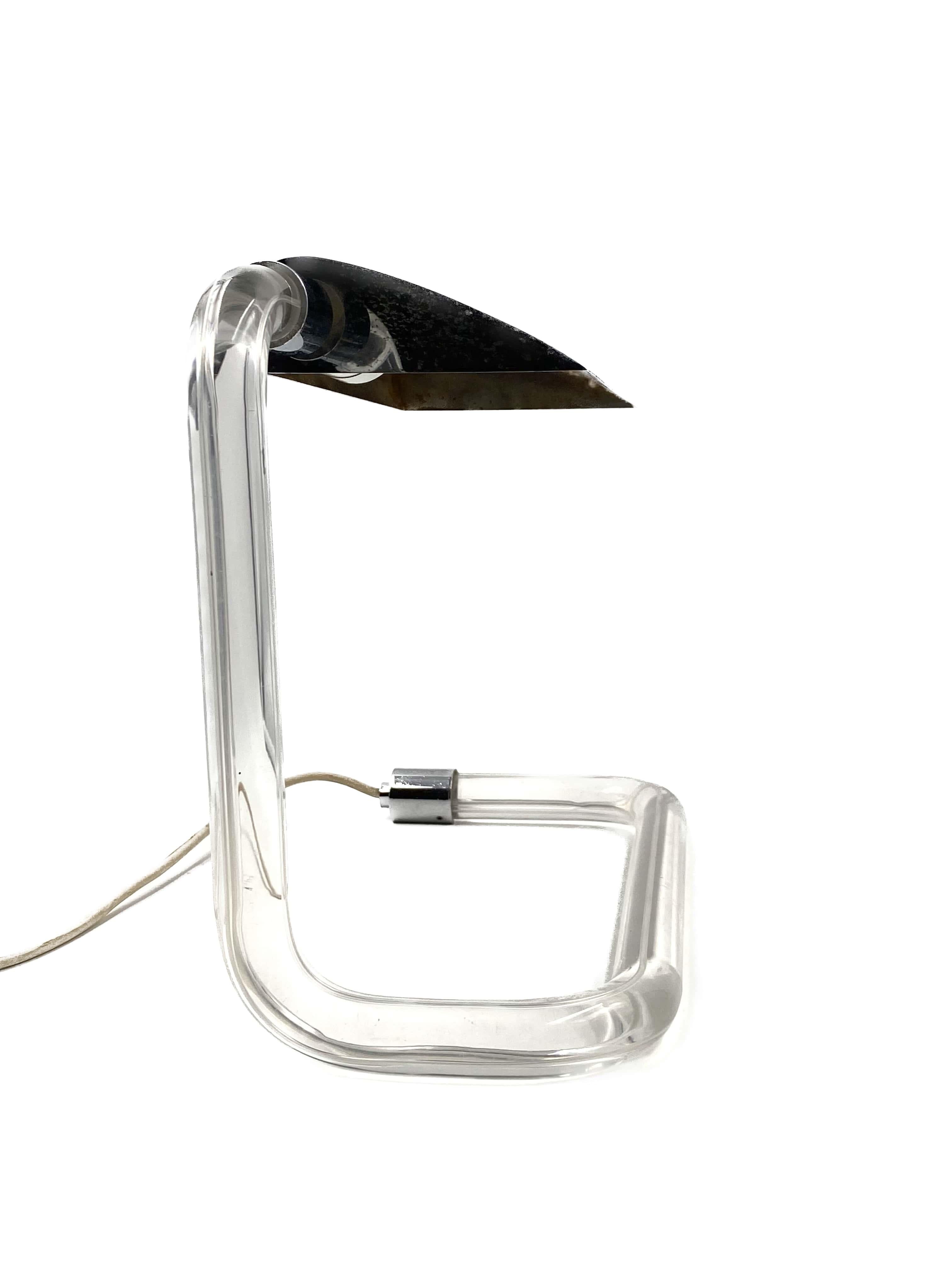 Peter Hamburger, Modernist Crylicord Desk Lamp, Knoll International, 1960s For Sale 7