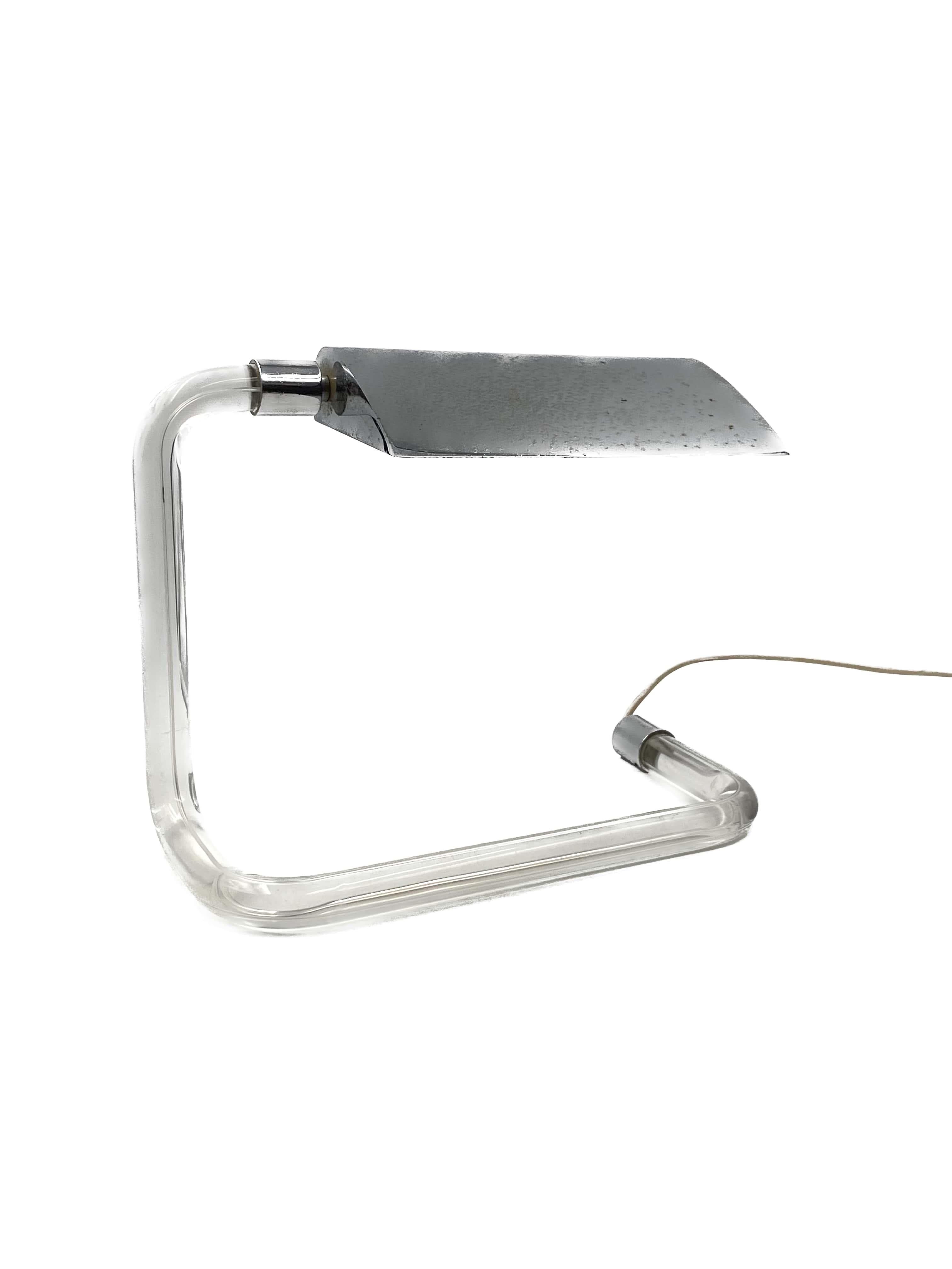 Peter Hamburger, Modernist Crylicord Desk Lamp, Knoll International, 1960s For Sale 9