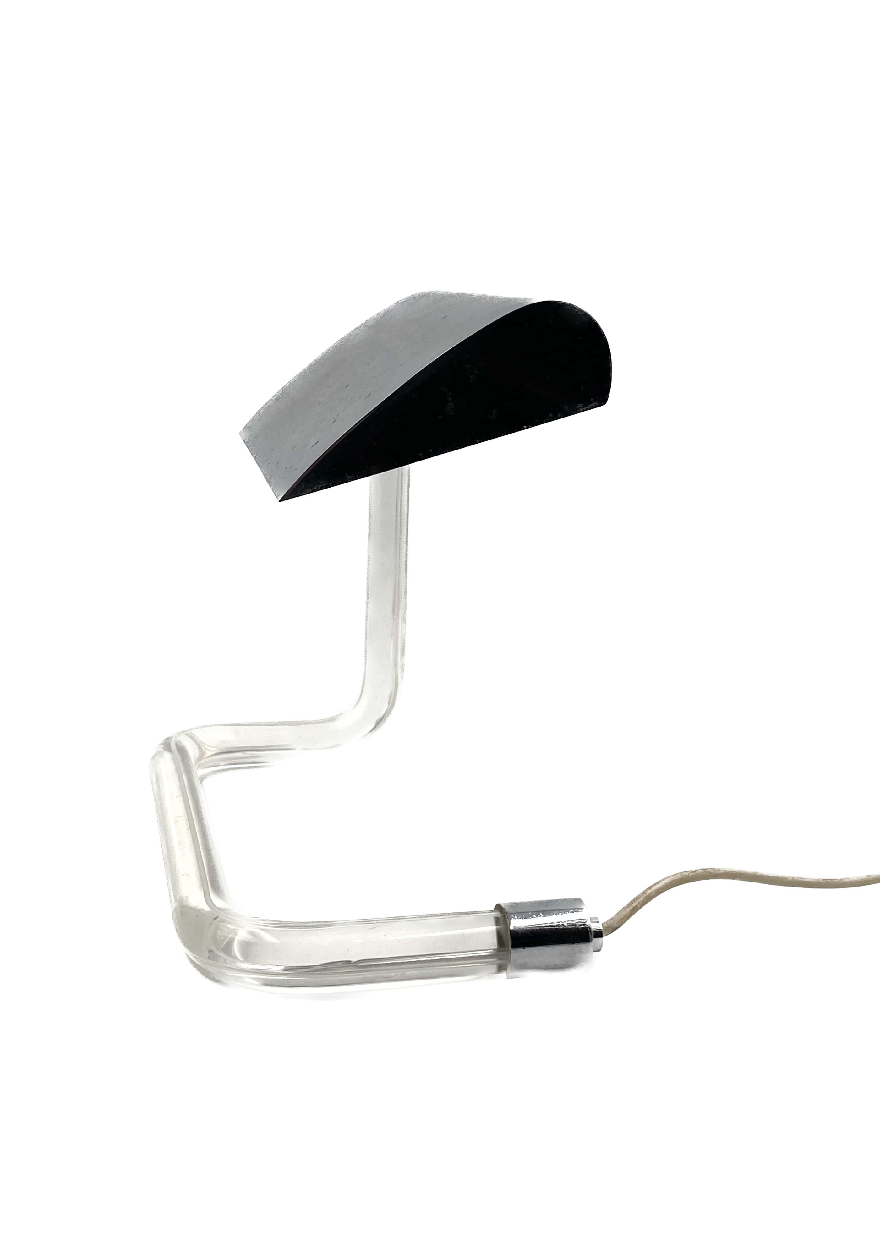 Peter Hamburger, Modernist Crylicord Desk Lamp, Knoll International, 1960s For Sale 1