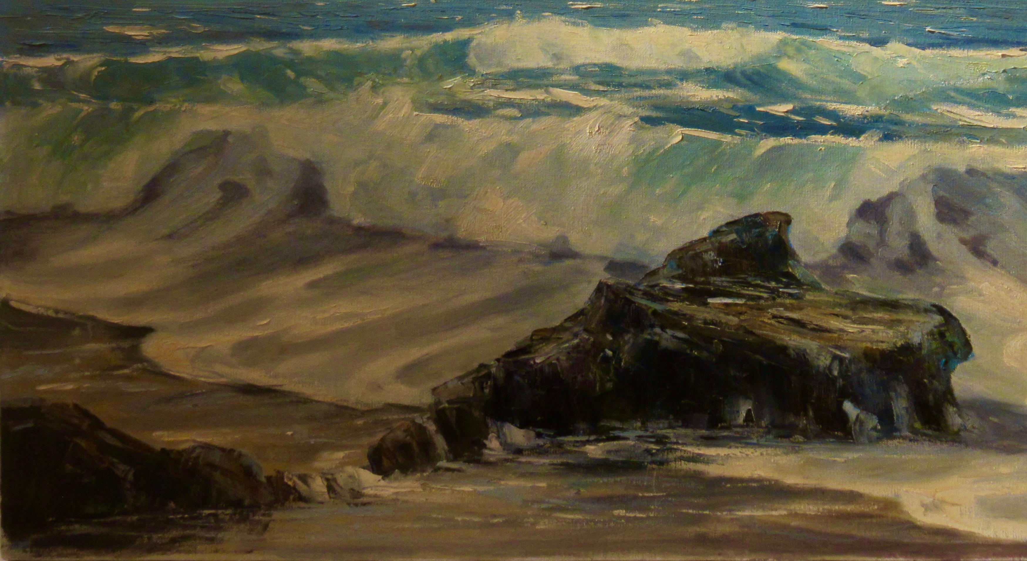 Oregon Coast - Painting by Peter Hamlett