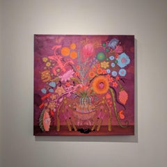 Unstill Life, Funky Still Life, Pink, Orange, Light Blue, Contemporary