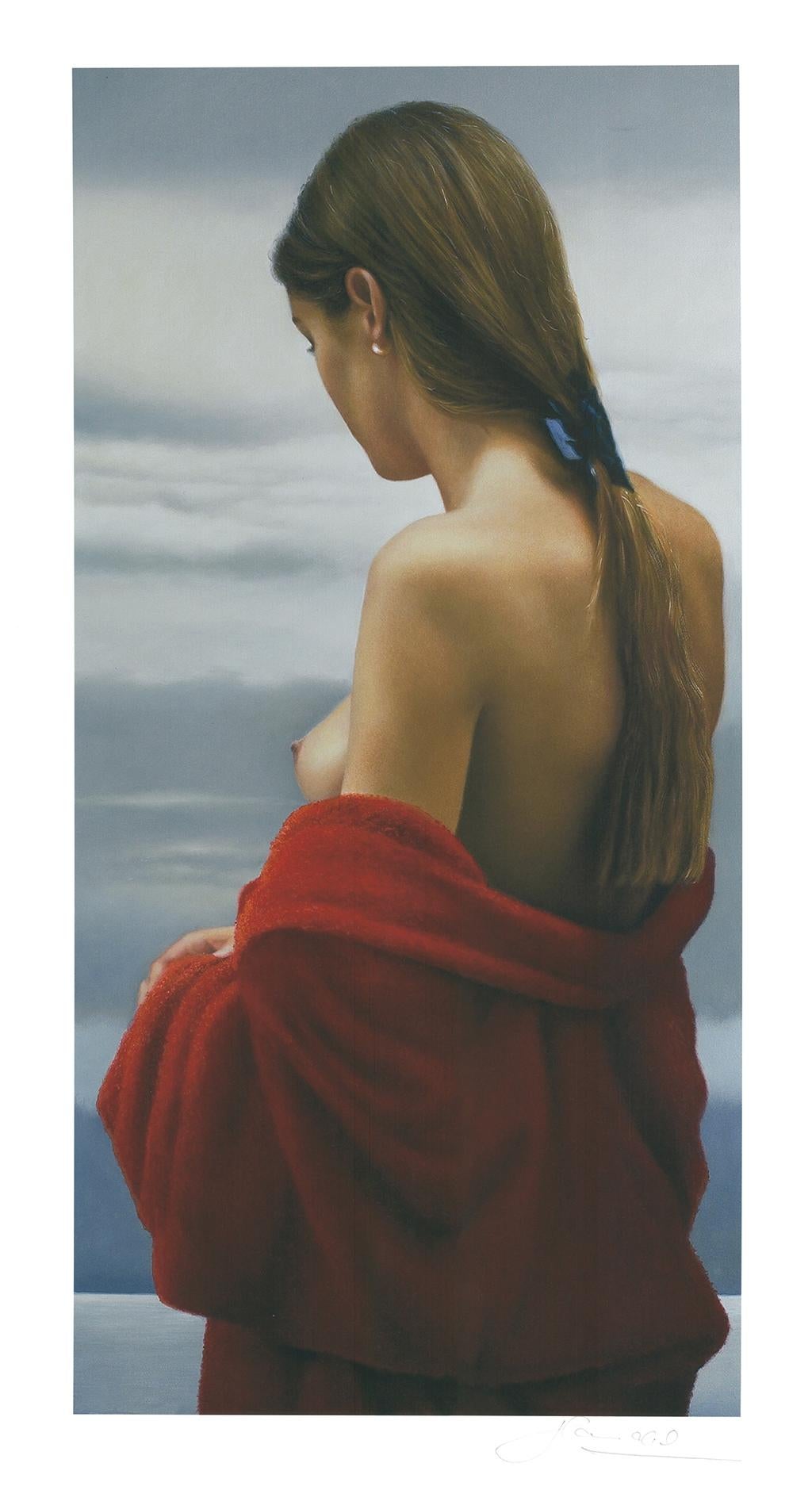 Peter Handel - "Vera 2".

Giclée on Hahnemühle Velvet, handsigned. 

High-quality art print after the original painting: Peter Handel transforms nude photographs painterly into highly realistic, subjective images.

Light and shadow, plasticity and
