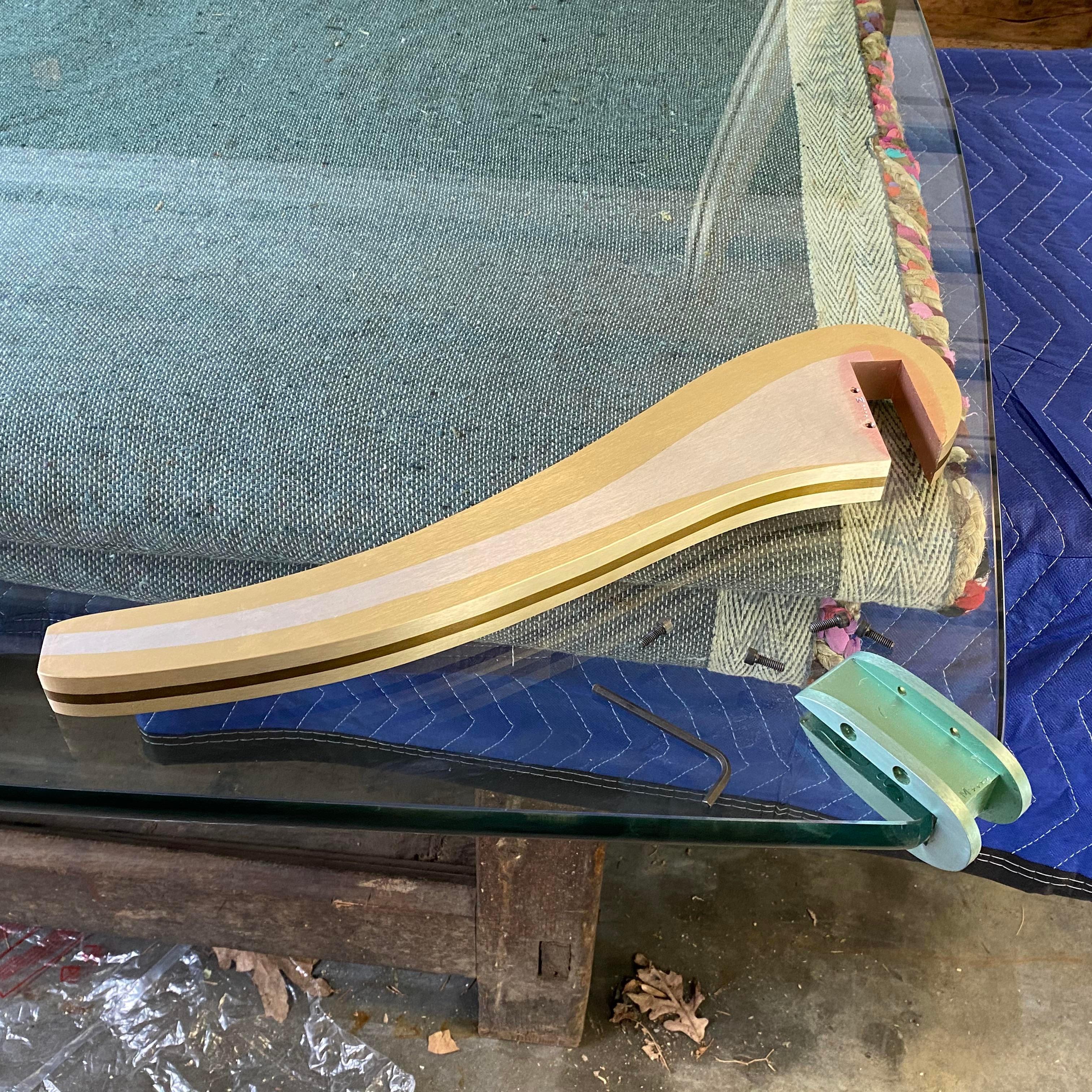 Fresh Look at Peter Handler Studio Artisan Made Postmodern Mixed Metals And Glass