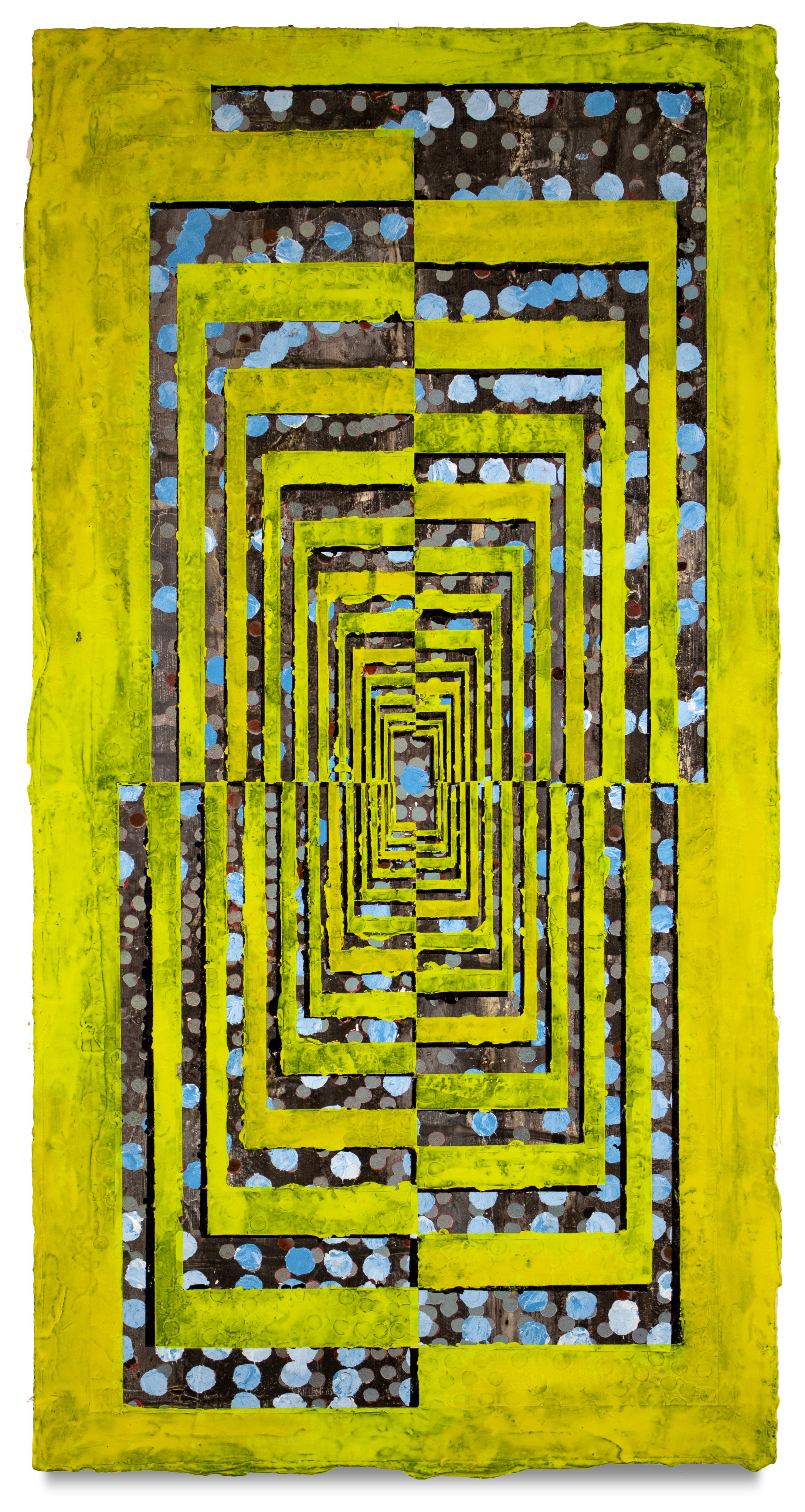 Peter Hildebrand Abstract Painting - Excavator (portal 62)