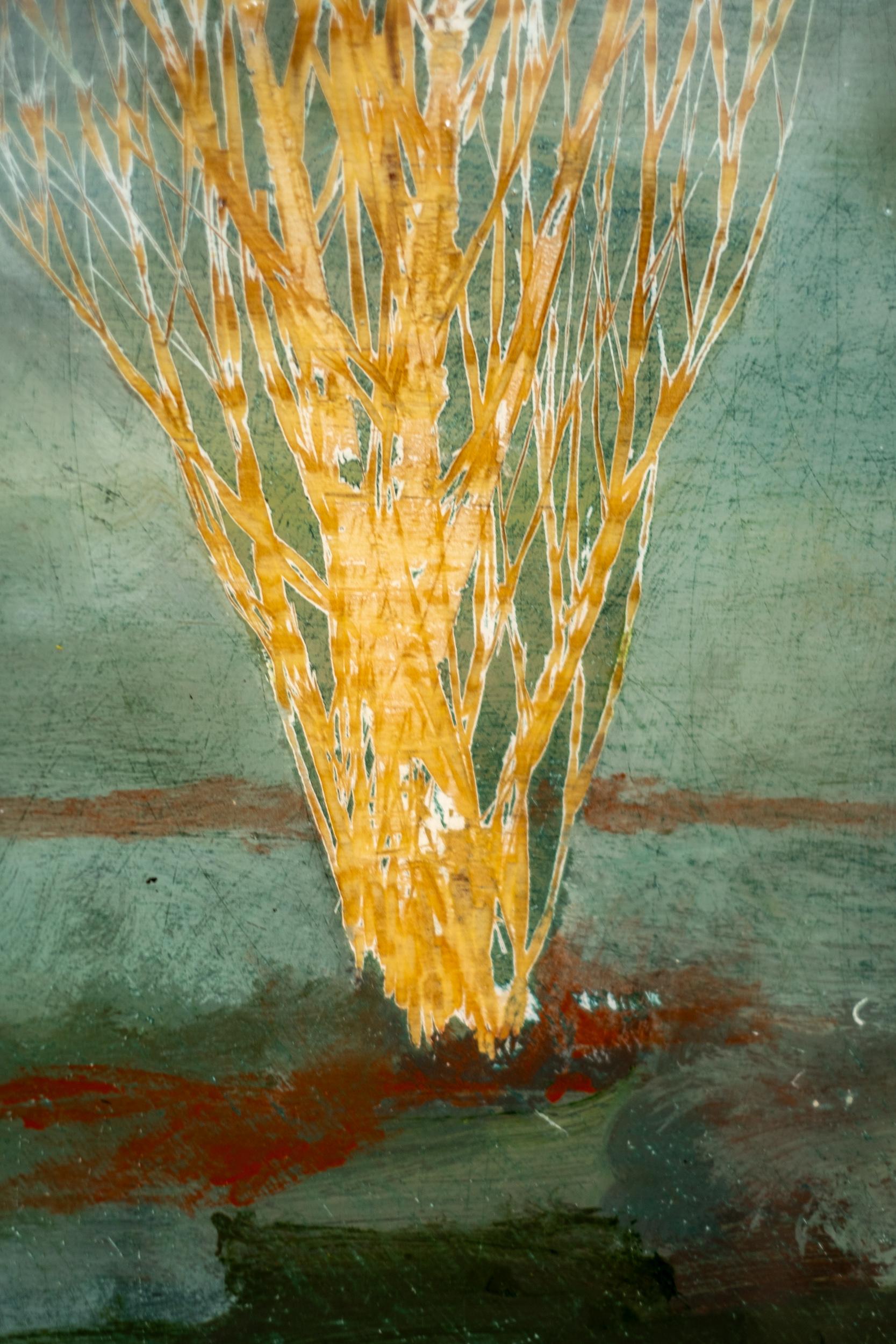 Sycamore (Berlin Series) - contemporaneo, figurativo, tecnica mista su pannello 4