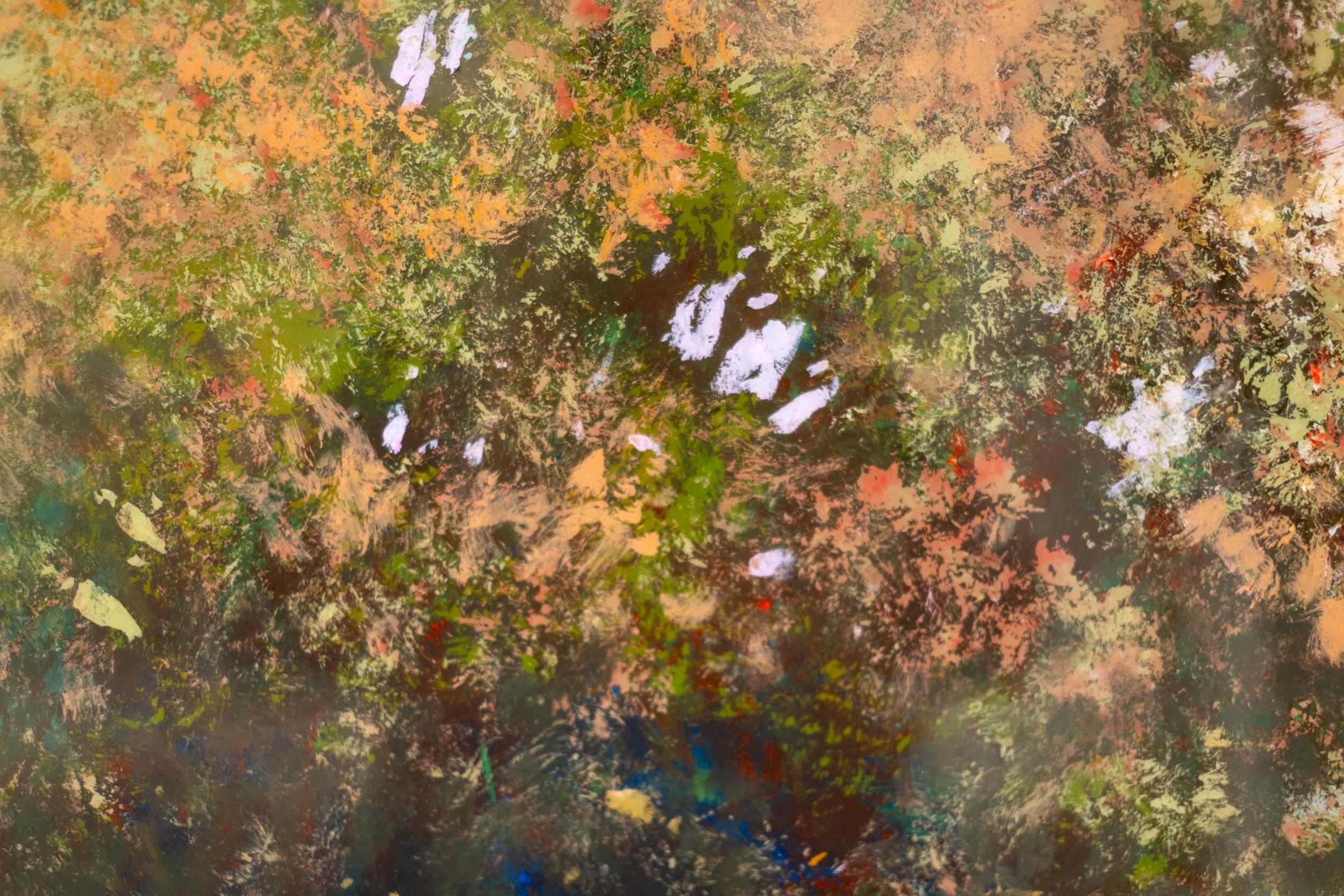 Esta pintura paisajista impresionista de un árbol es obra de un artista canadiense.

Los característicos cuadros de árboles de Peter Hoffer -en este caso, un frutal en plena floración que se alza solitario en un campo abierto- recuerdan la estética