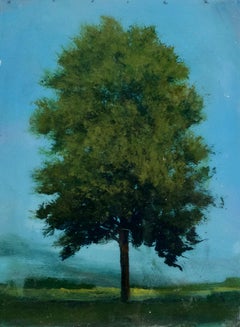 "Eucalyptus", painting by Peter Hoffer (16x12'), 2021