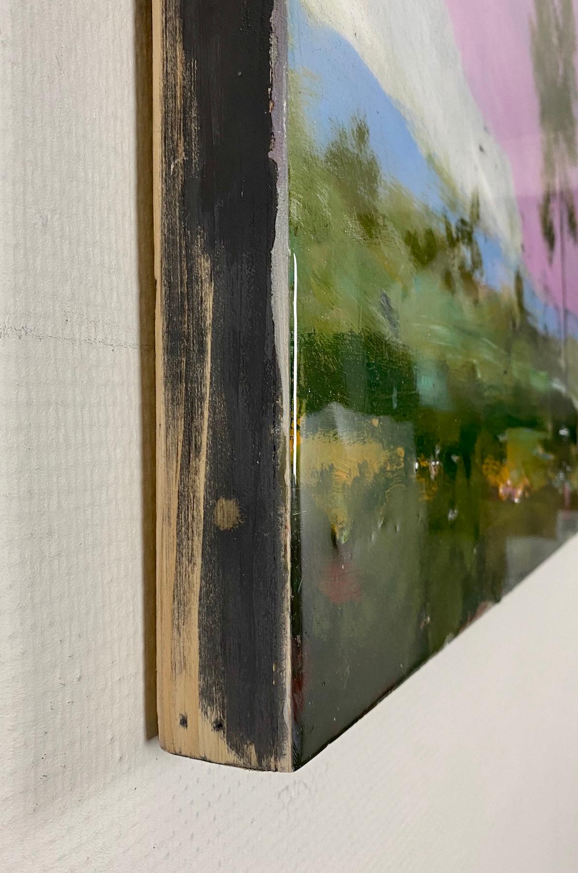 « Lindon », peinture de Peter Hoffer (37x24'), 2019 en vente 2