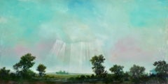 "Normandie", painting by Peter Hoffer (24x48'), 2017
