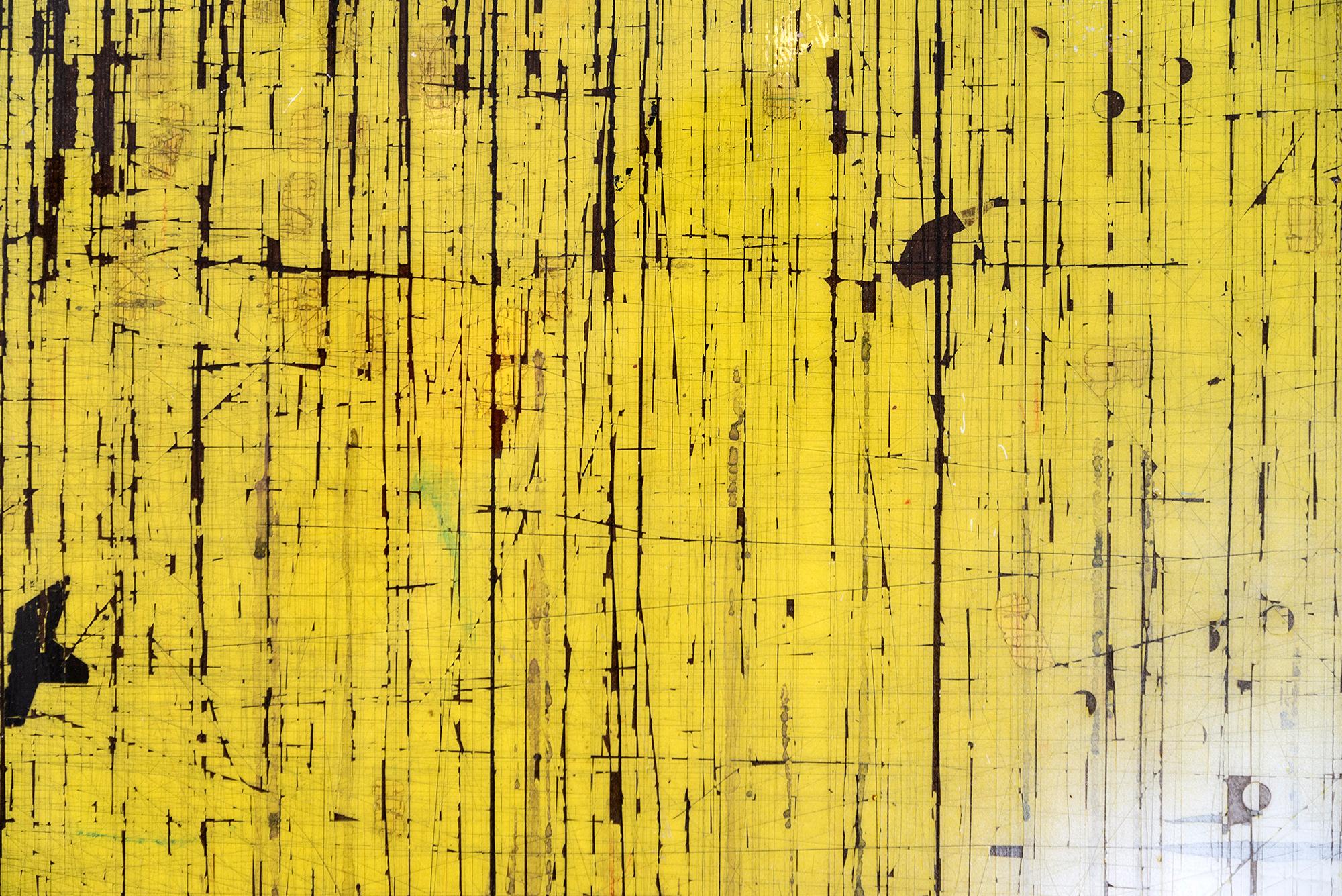 Trepador azul III - contemporáneo, figurativo, pájaro, acrílico y resina sobre tabla en venta 1