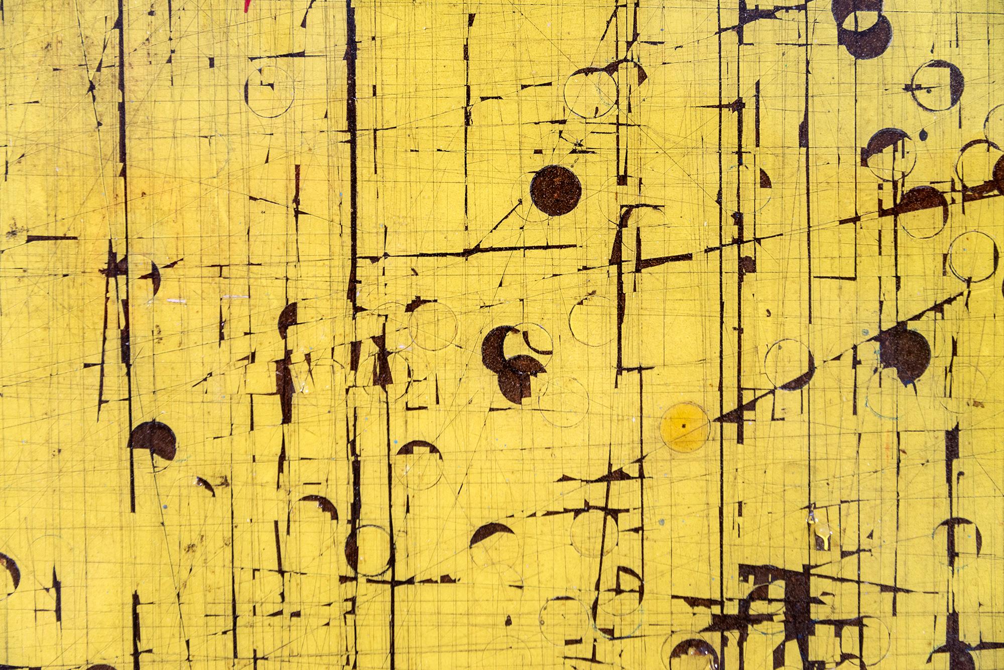 Trepador azul III - contemporáneo, figurativo, pájaro, acrílico y resina sobre tabla en venta 3