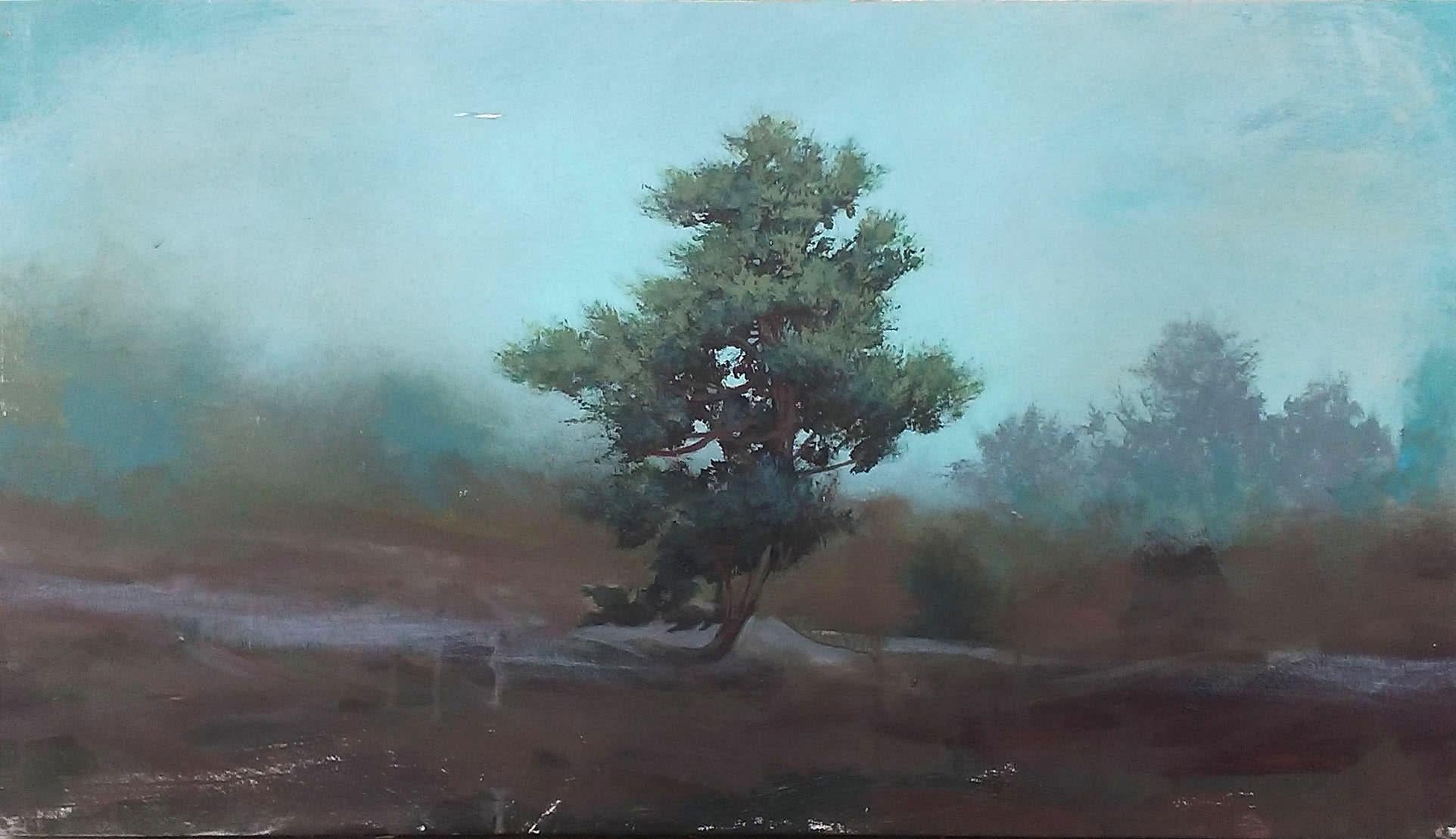 "Muskoka" de Peter Hoffer - Peinture de paysage sur panneau de bois