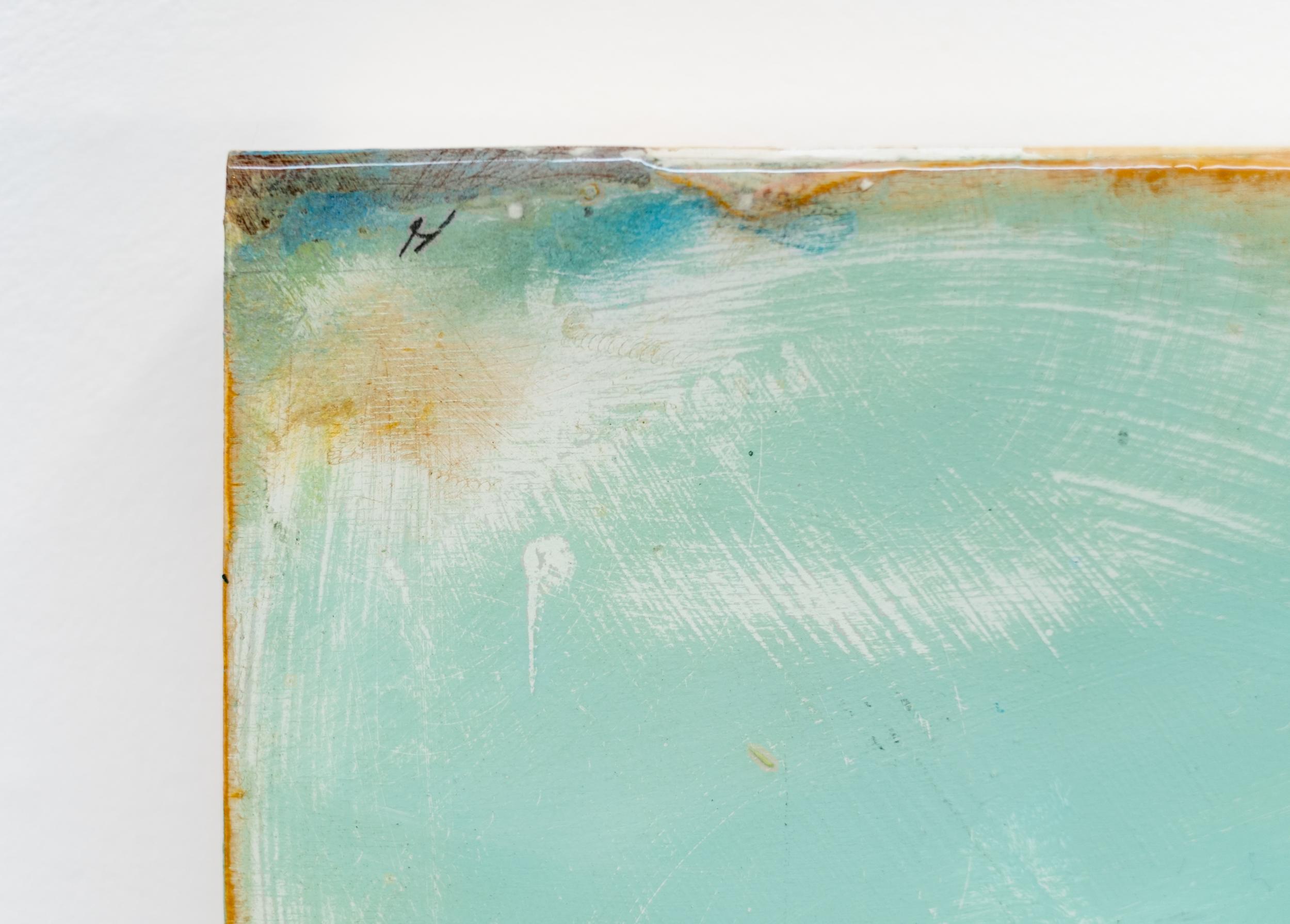 Plum Tree - contemporary, landscape, tree, acrylic and resin on panel For Sale 1