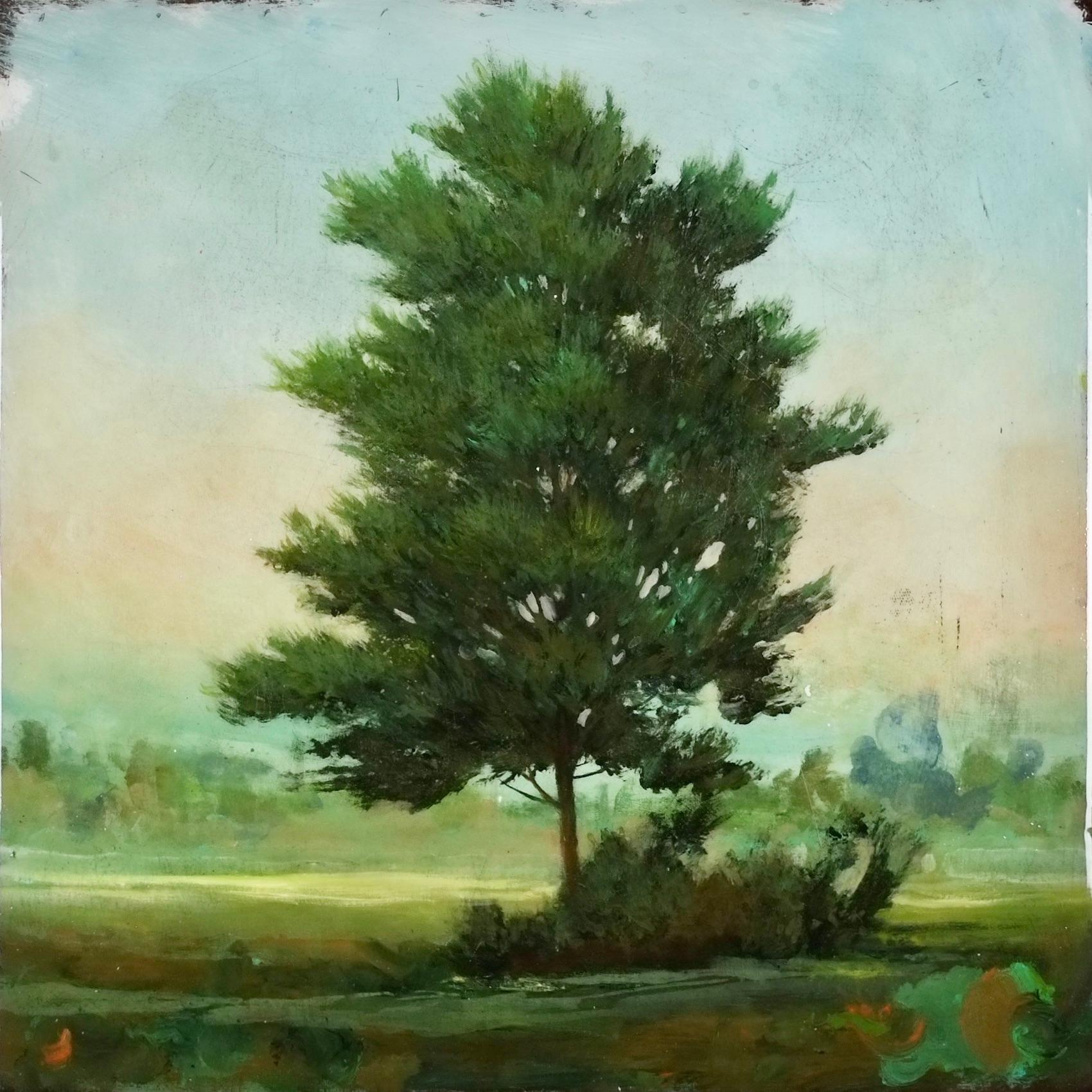 Peter Hoffer Landscape Painting - Pose