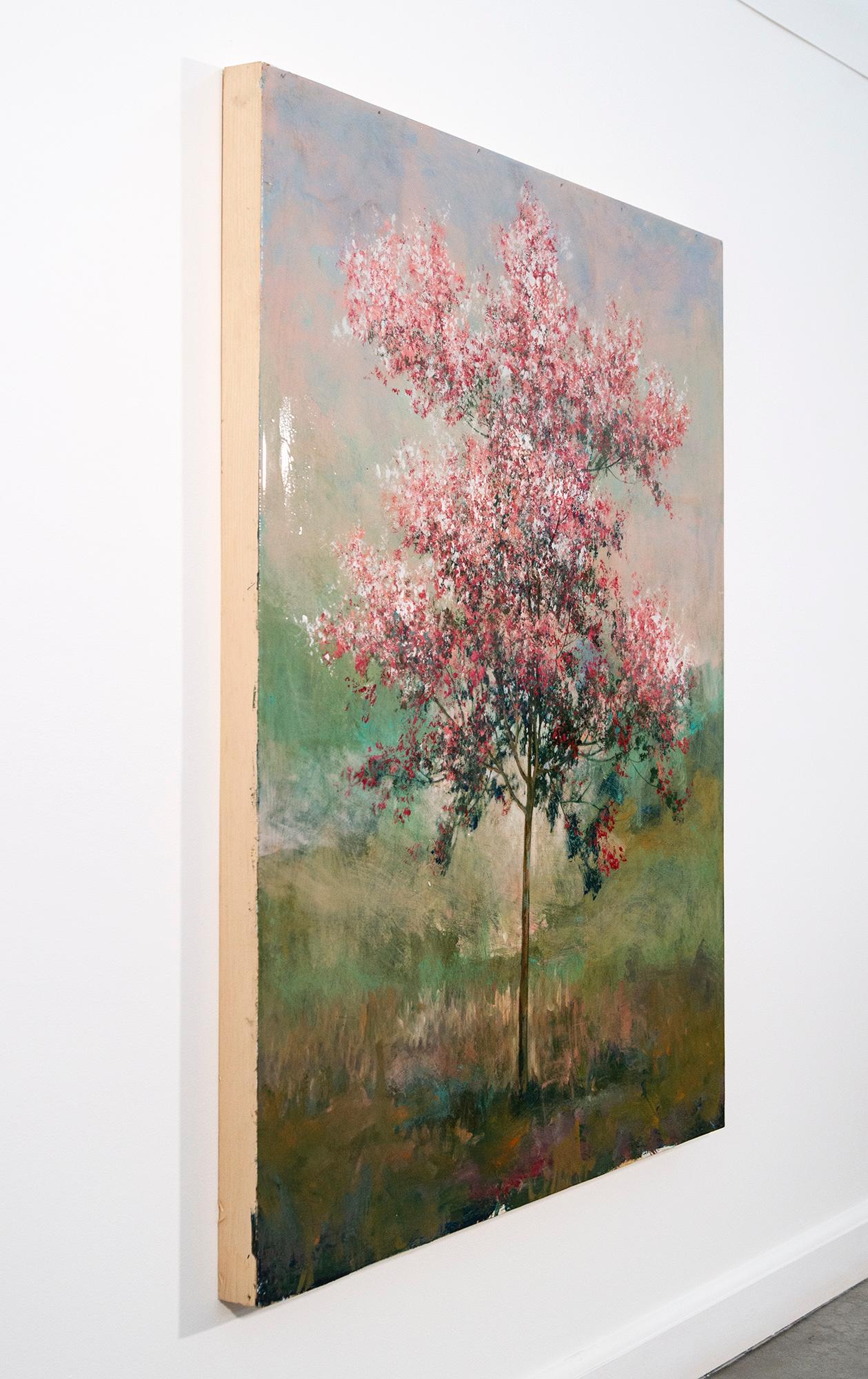Prince - contemporaneo, paesaggio, albero, figurativo, acrilico e resina su pannello - Painting Contemporaneo di Peter Hoffer