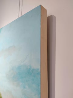 "Saint Sauveur", painting by Peter Hoffer (36x60in), 2022