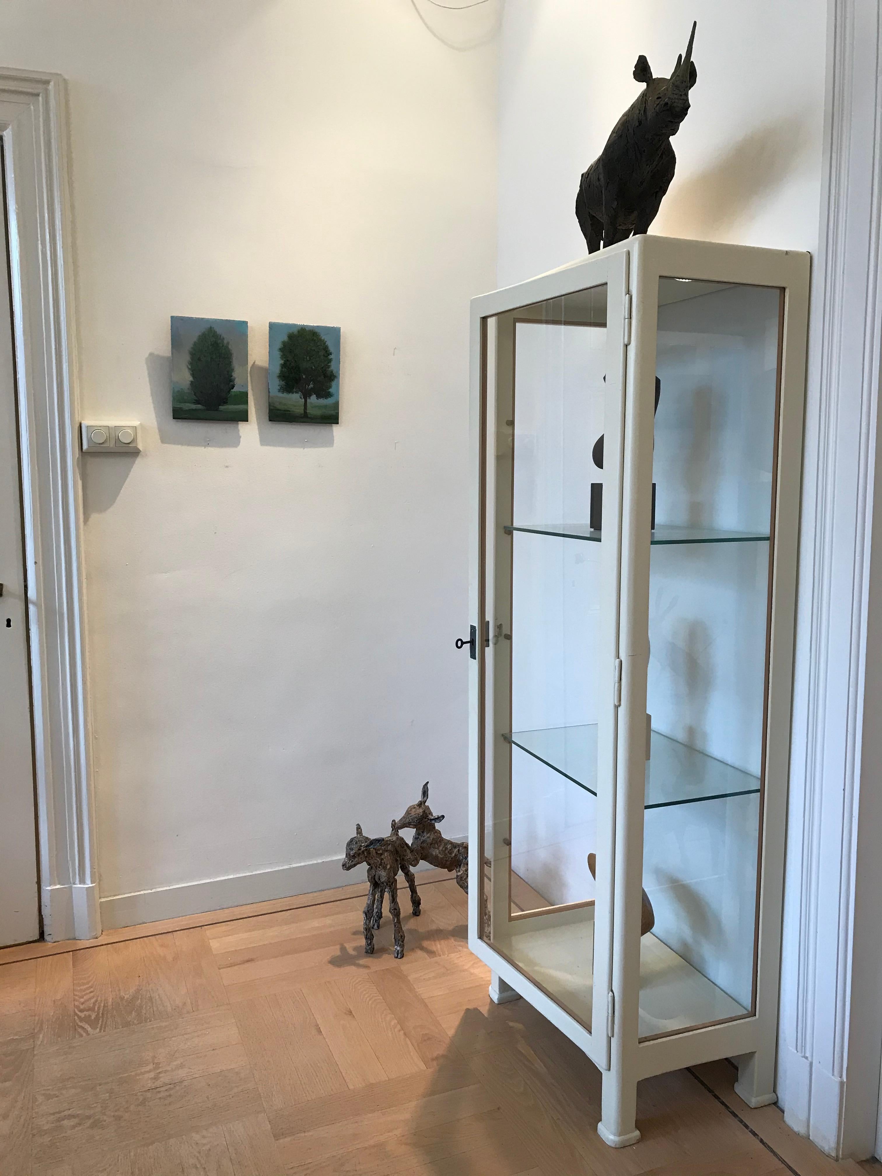 ''Silhouette 2'' Paesaggio canadese contemporaneo dipinto di un albero in vendita 4