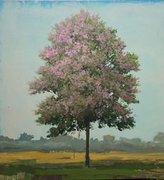 "Sin título 5", pintura de Peter Hoffer (48x48in), 2022