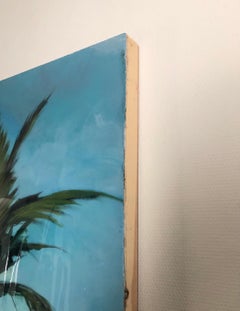 "Young Manila Singer Island", painting by Peter Hoffer (72x36'), 2021