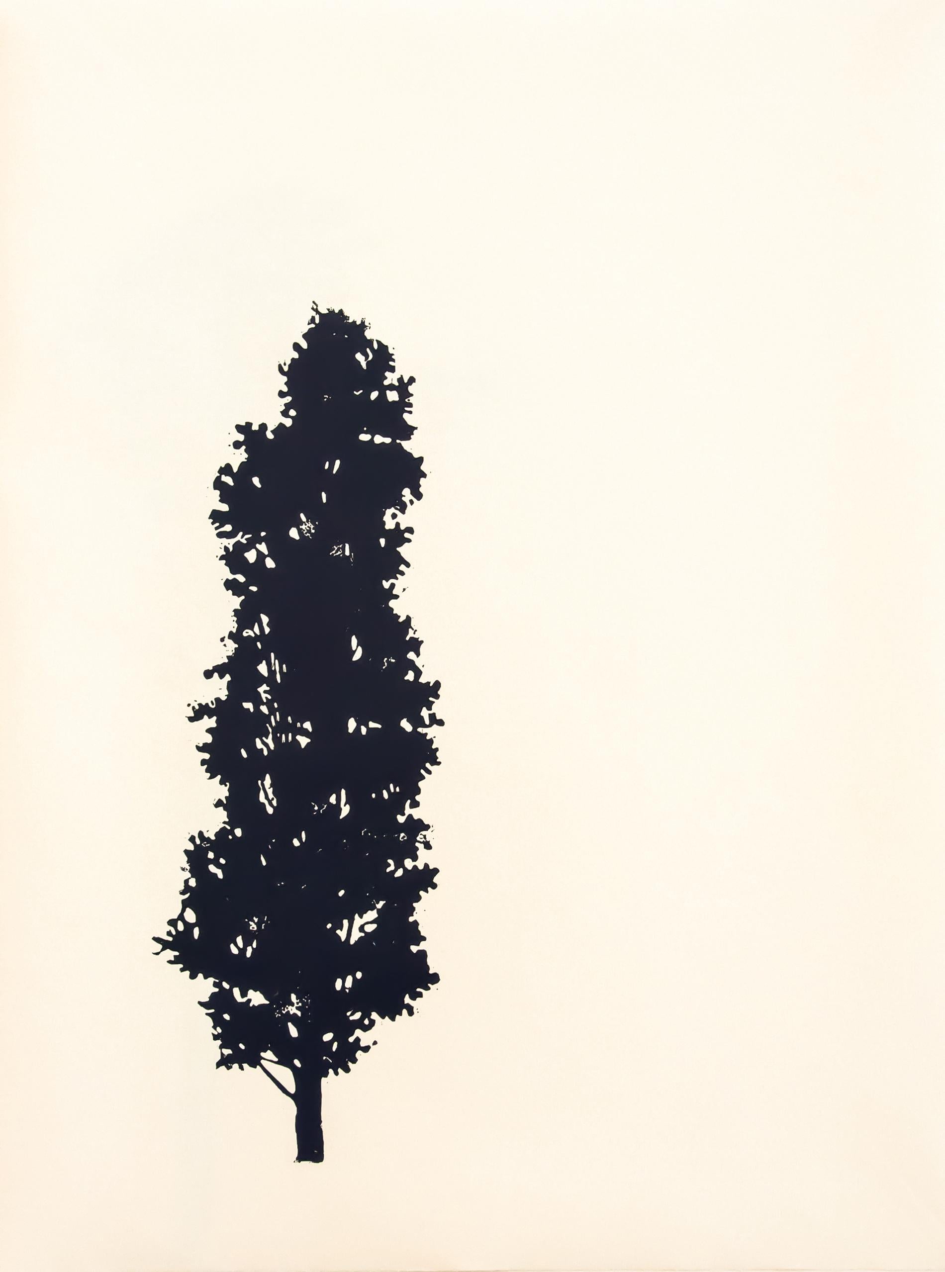 Der Wald (portfolio de 9) 1 sur 12 -  groupement, gravures sur bois sur papier d'art - Contemporain Print par Peter Hoffer