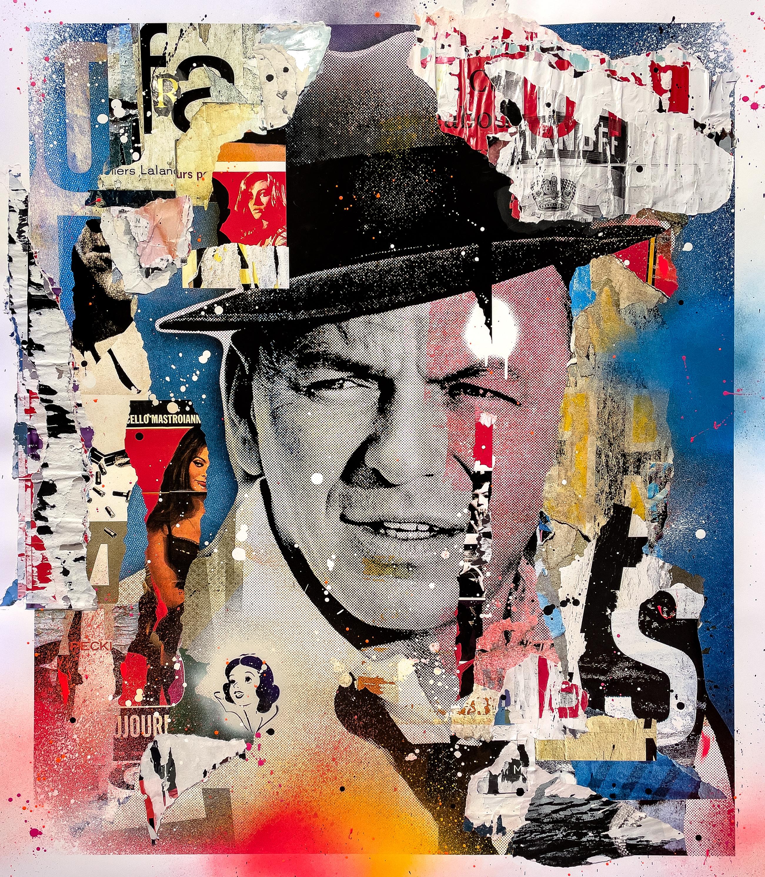 Frank (PH21) - Mixed Media Art by Peter Horvath