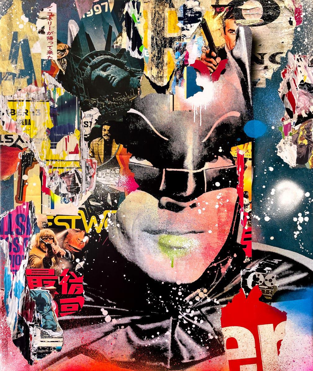 I'm Batman - Mixed Media Art by Peter Horvath