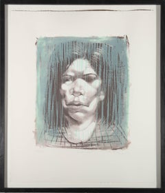 Peter Howson OBE (b. 1958)  - Framed 1993 Silkscreen, War Wife