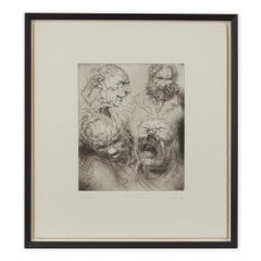 Vintage Peter Howson Underground Series All Saints Print, 1998