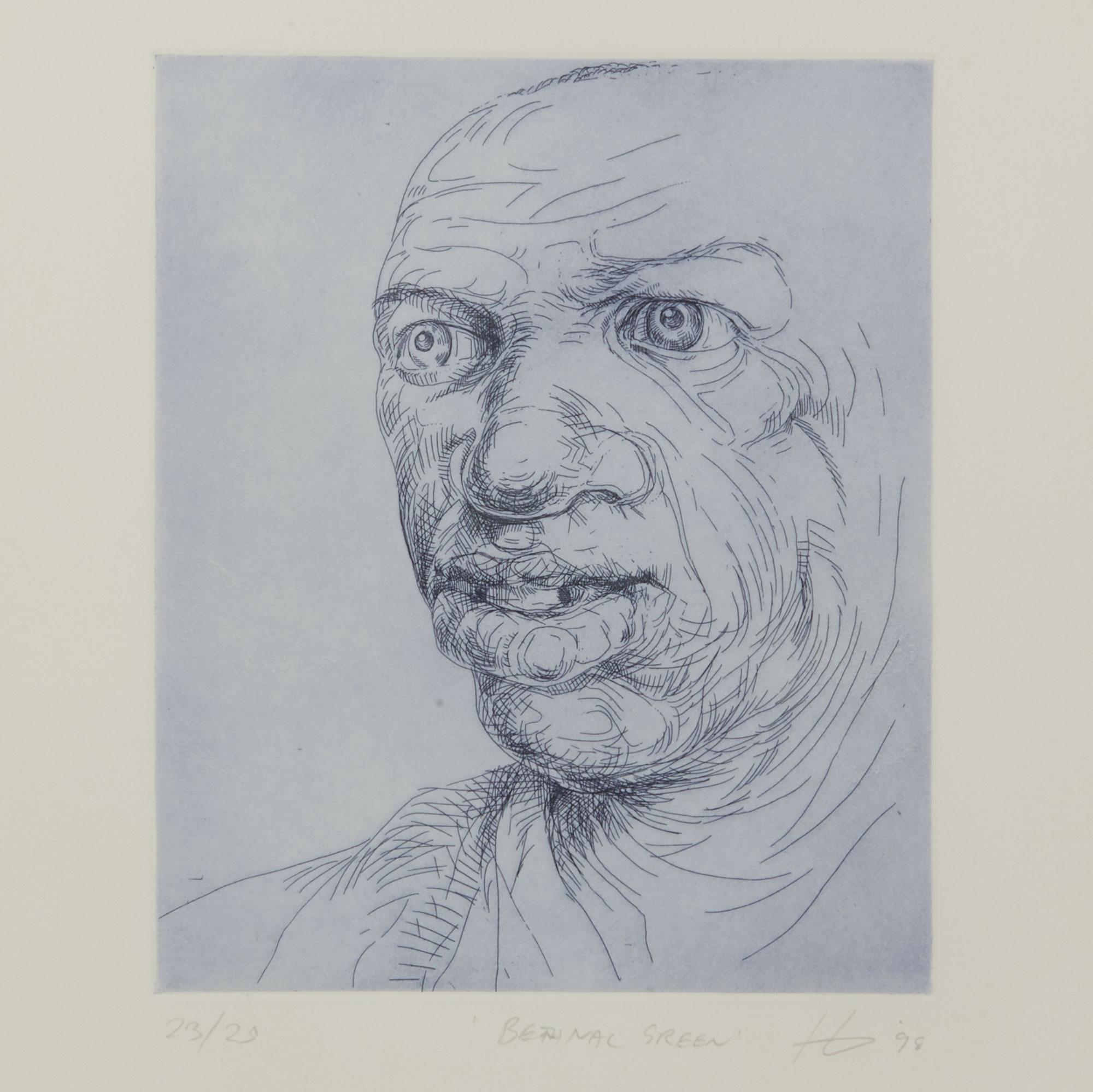 Lámina enmarcada en edición limitada de Peter Howson titulada 