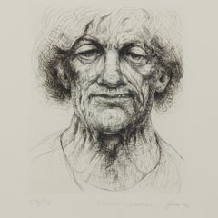 Peter Howson Underground Series Ealing Common Print, 1998