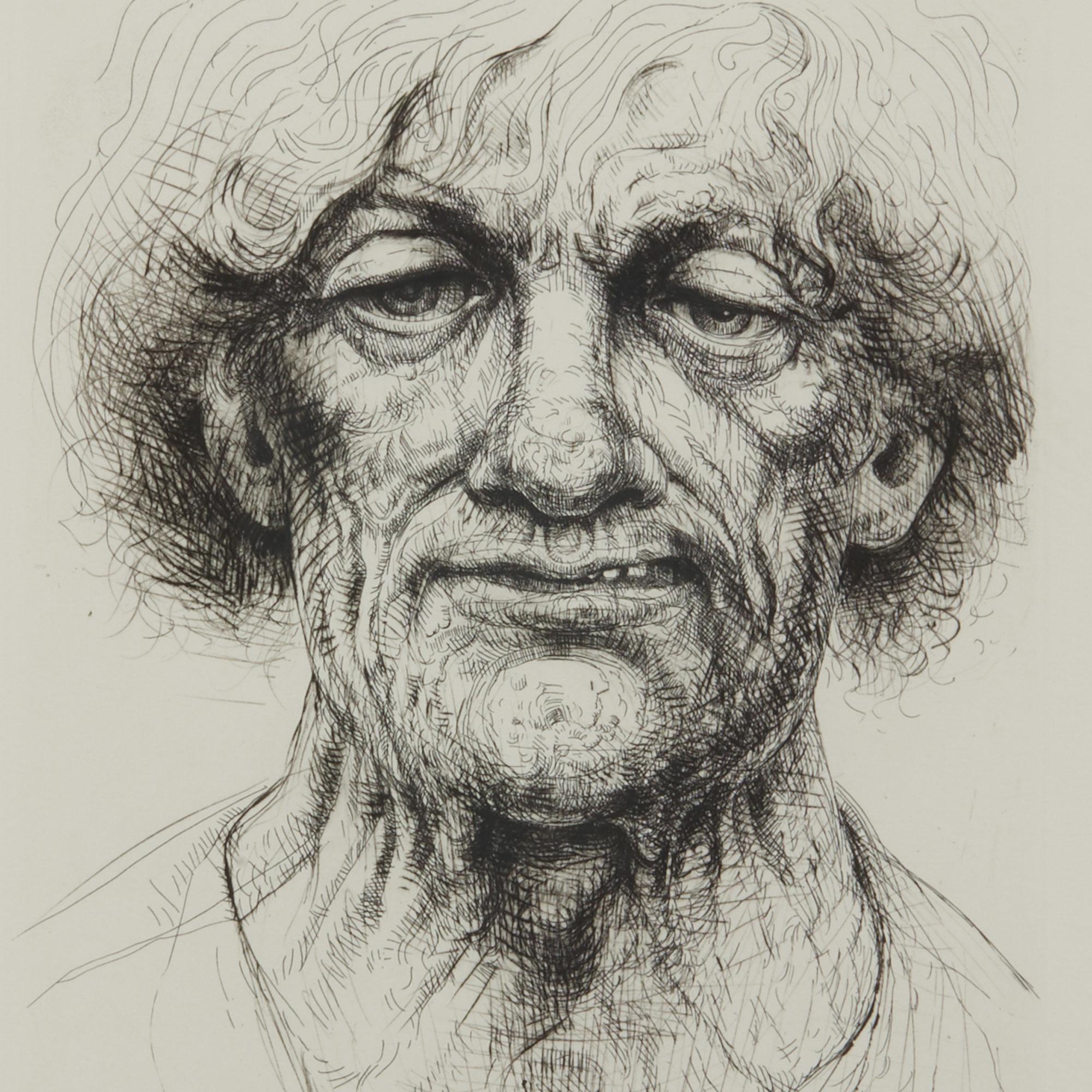 Peter Howson Underground Serie Ealing Common Print, 1998 (Britisch) im Angebot