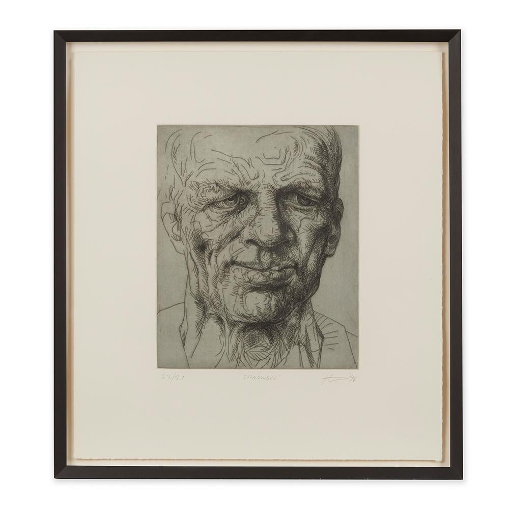 Peter Howson Serie Underground Stampa Shadwell con cornice, 1998 in vendita