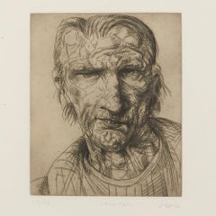 Impression encadrée de la série Underground de Peter Howson, Vauxhall, 1998