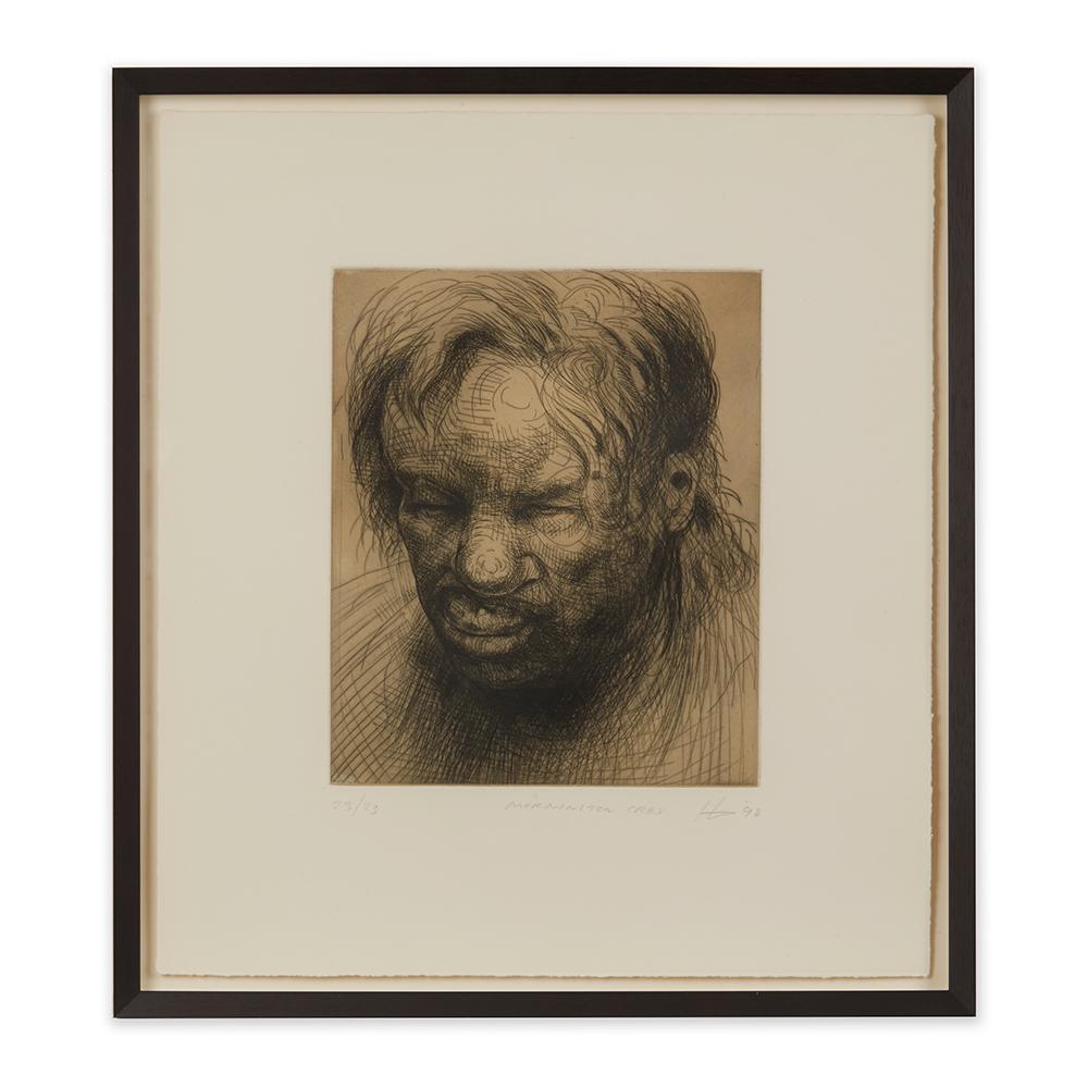 Peter Howson Underground Series Mornington Cres Print, 1998 For Sale