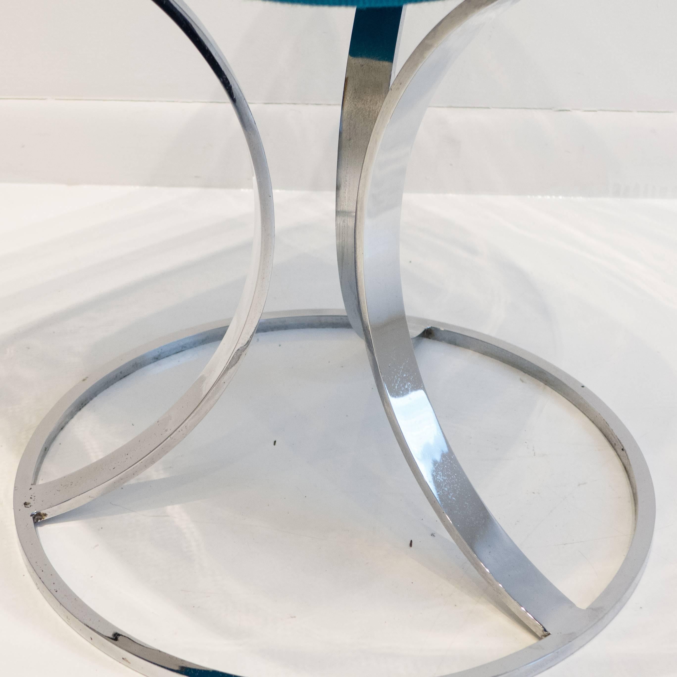 Peter Hoyte Acrylic and Chrome Chair In Good Condition In New York, NY