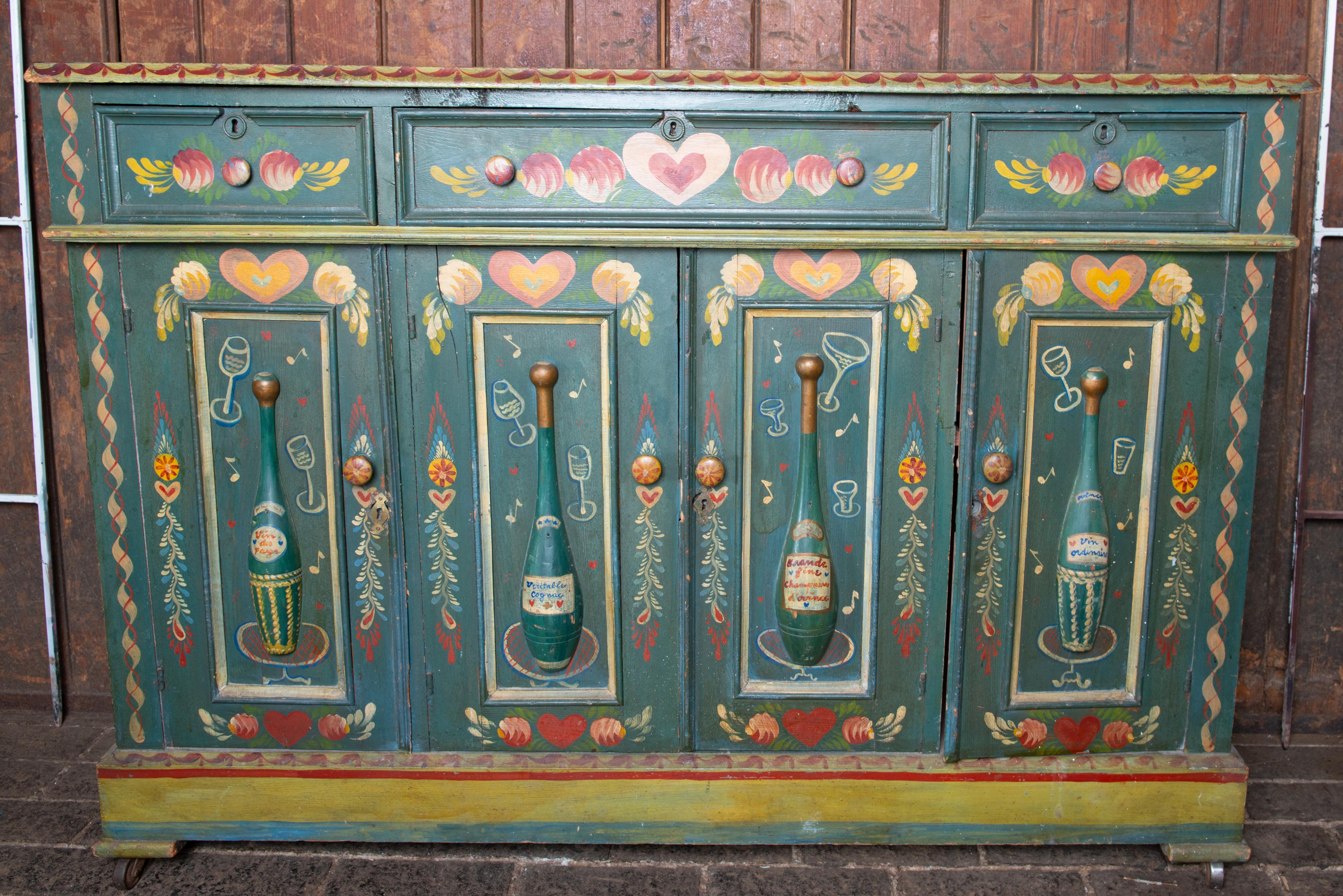 Peter Hunt, 1896-1967 was an American artist whose work was described as Folk Art. He lived many years on Cape Cod, Massachusetts. He gained recognition for his art in the 1940s and 1950s when his decorated, refinished furniture was featured in Life