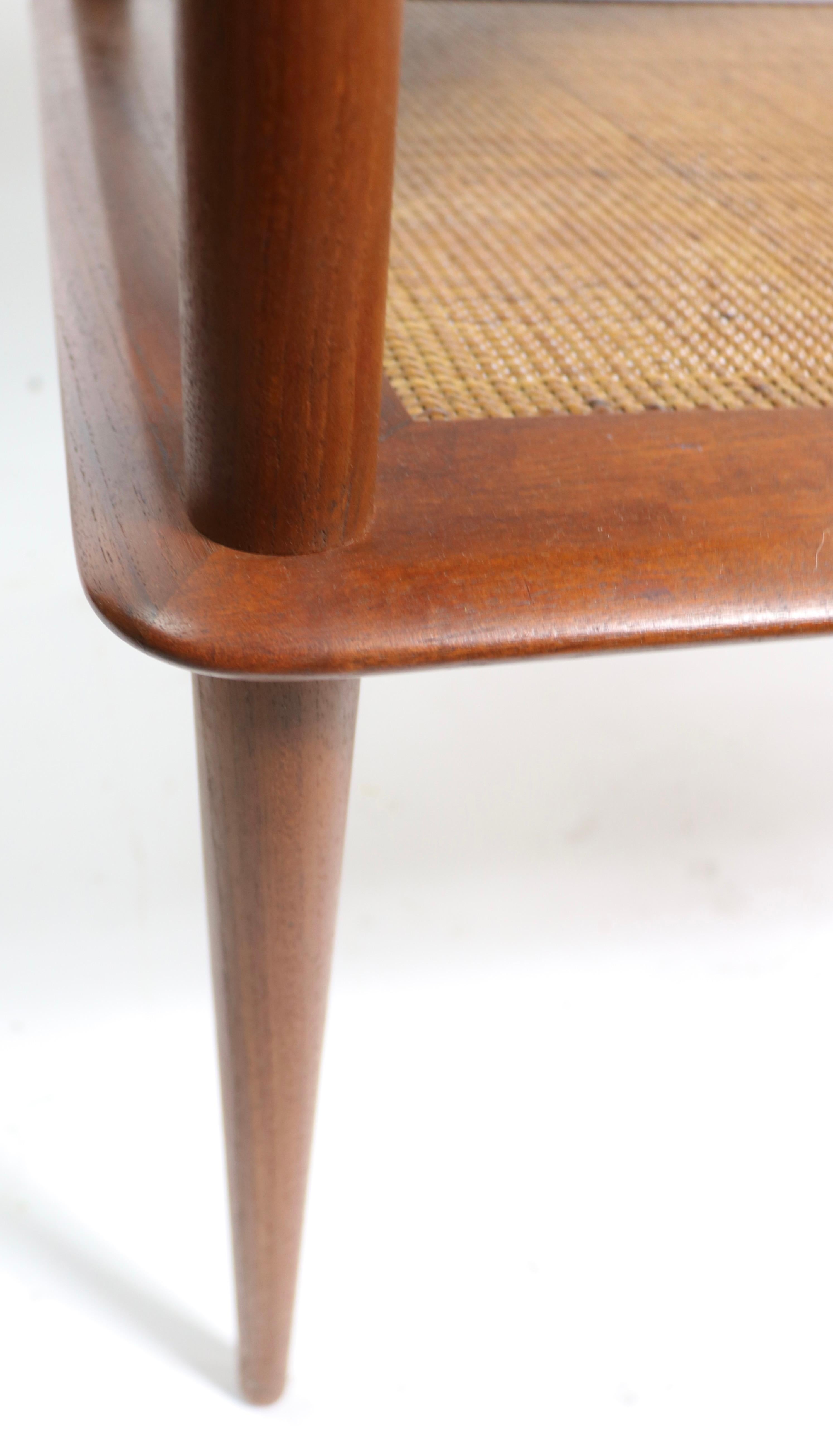 Peter Hvidt and Olga Moregaard Two Tier Corner Table for France and Son 1