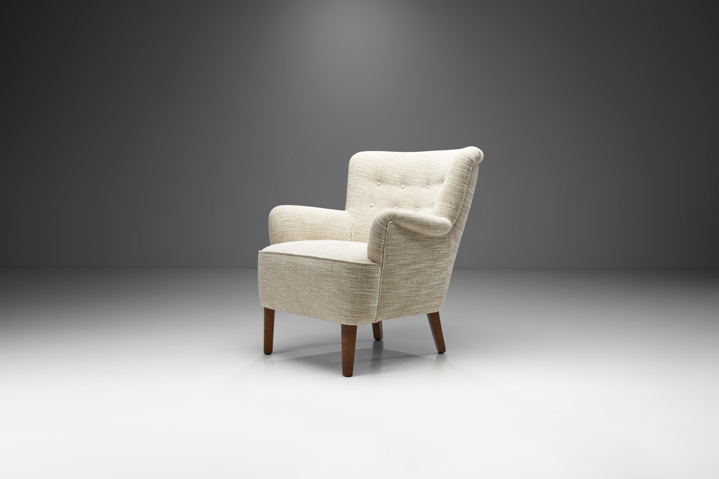 Mid-Century Modern Fauteuil « Modèle 1748 » de Peter Hvidt et Orla Mlgaard-Nielsen pour Fritz Hansen en vente