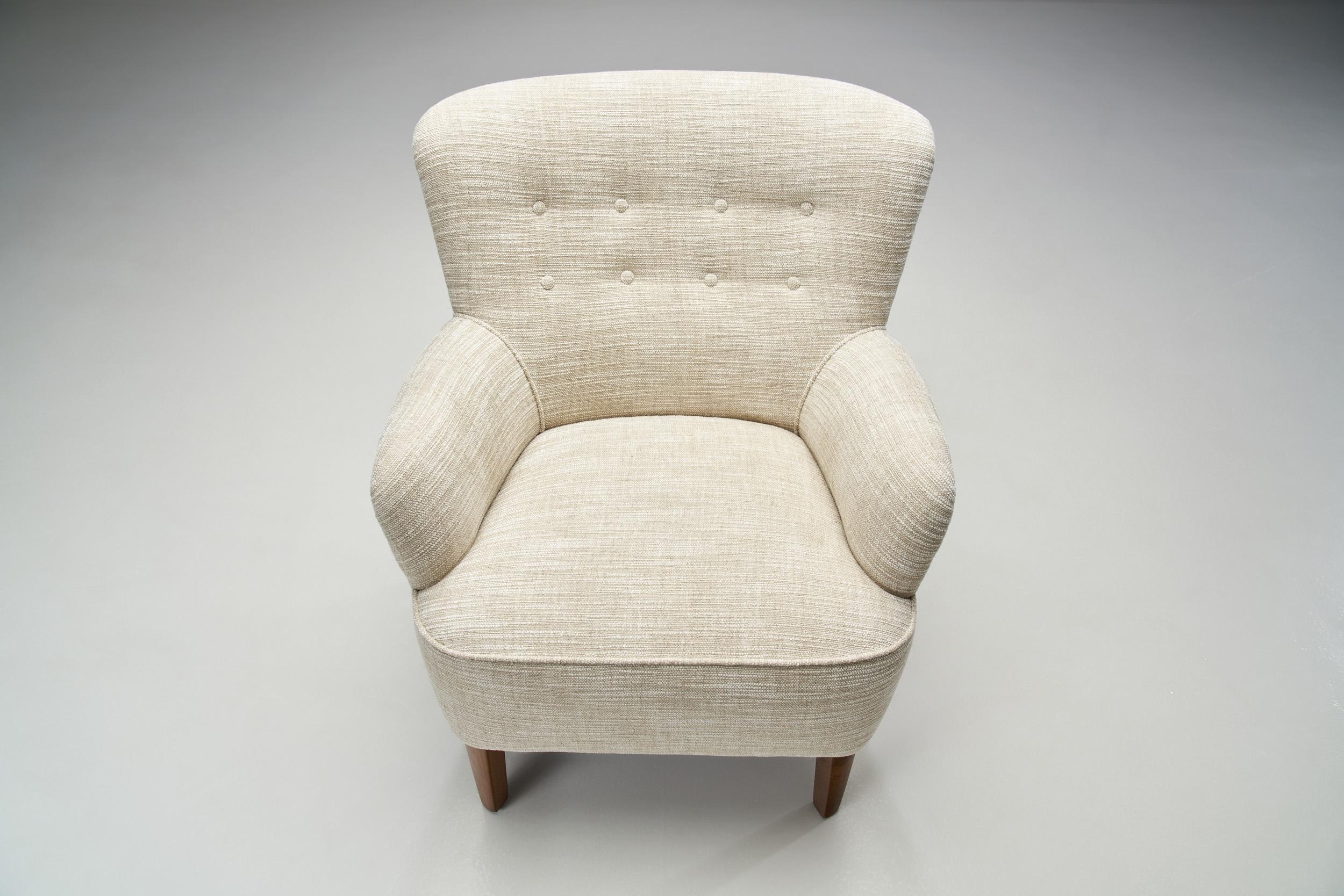 Milieu du XXe siècle Fauteuil « Modèle 1748 » de Peter Hvidt et Orla Mlgaard-Nielsen pour Fritz Hansen en vente