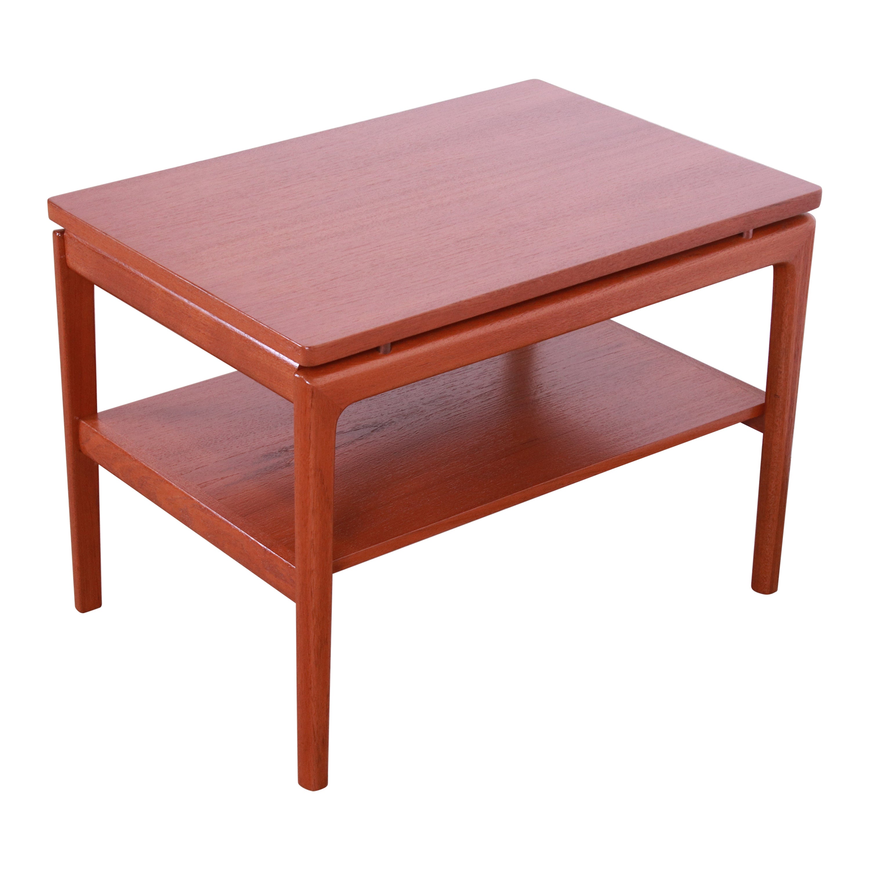 Peter Hvidt and Orla Mølgaard-Nielsen Attributed Danish Modern Teak Side Table
