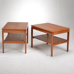 Peter Hvidt and Orla Mølgaard-Nielsen Danish Modern Teak Side Tables